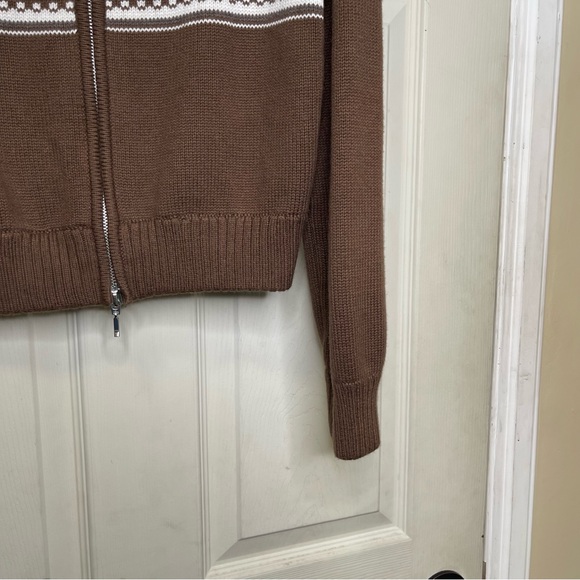 Abercrombie & Fitch Double Zipper Western Cardigan NWT Sz Small - Picture 6 of 8